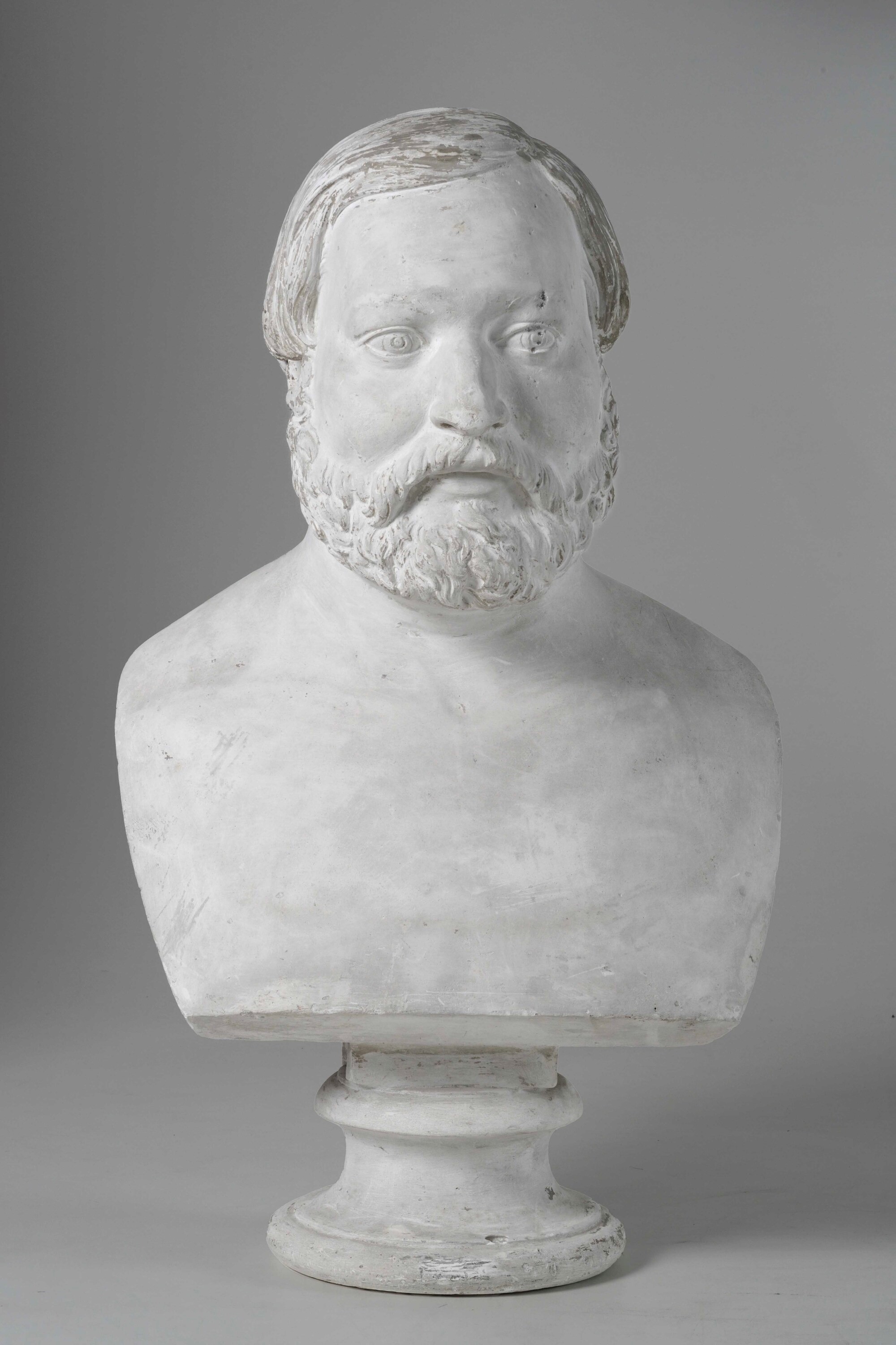 Busto di gentiluomo, in gesso (Thiers, Ministro francese), XX secolo