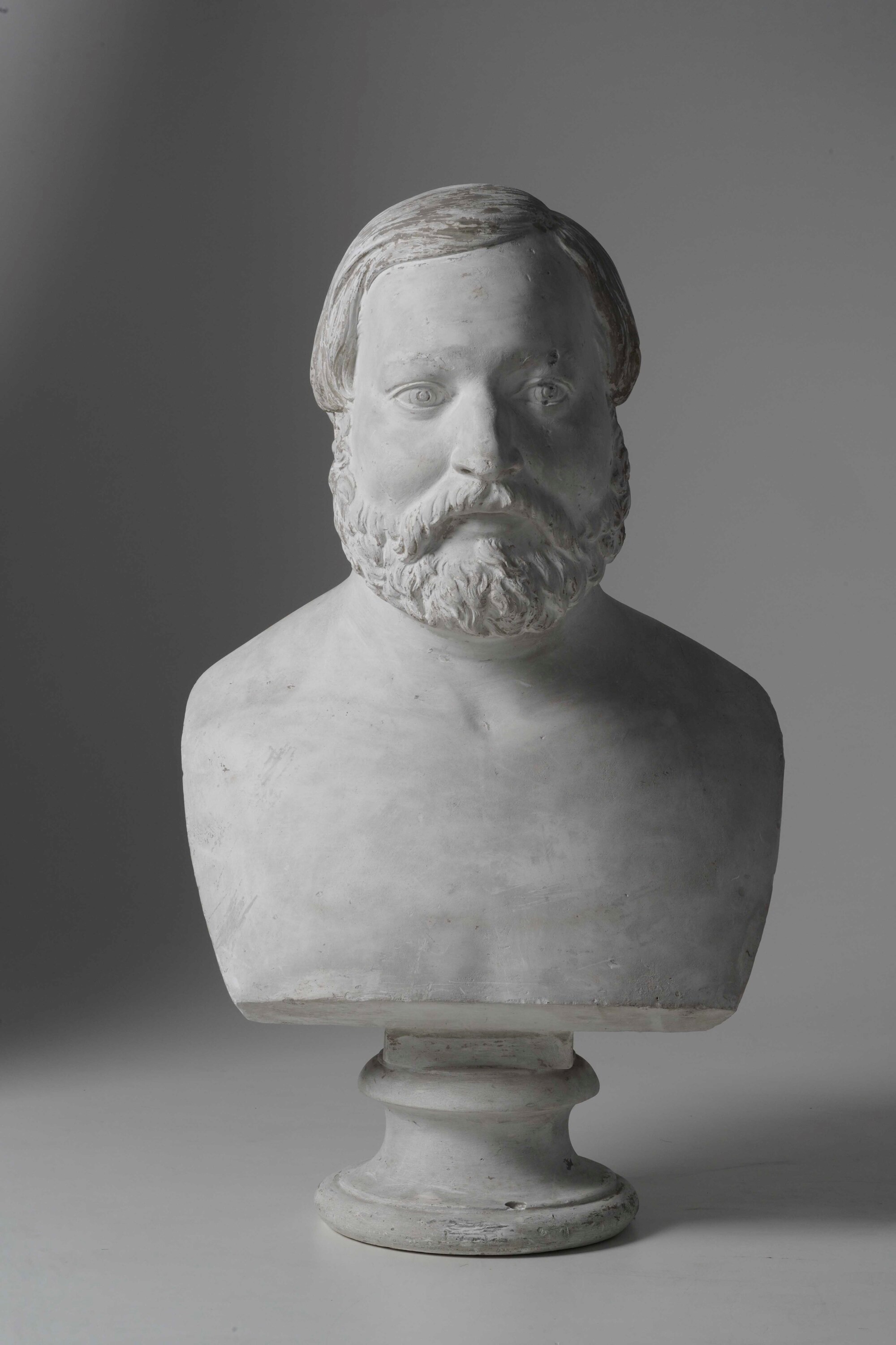 Busto di gentiluomo, in gesso (Thiers, Ministro francese), XX secolo