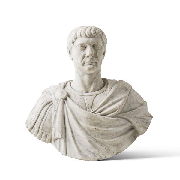 Busto di imperatore romano. XX secolo