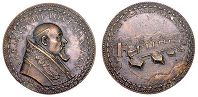 Stato Pontificio. Urbano VIII (maffeo Barberini), 1623-1644. Medaglia Annuale in Bronzo 1643/a. X...