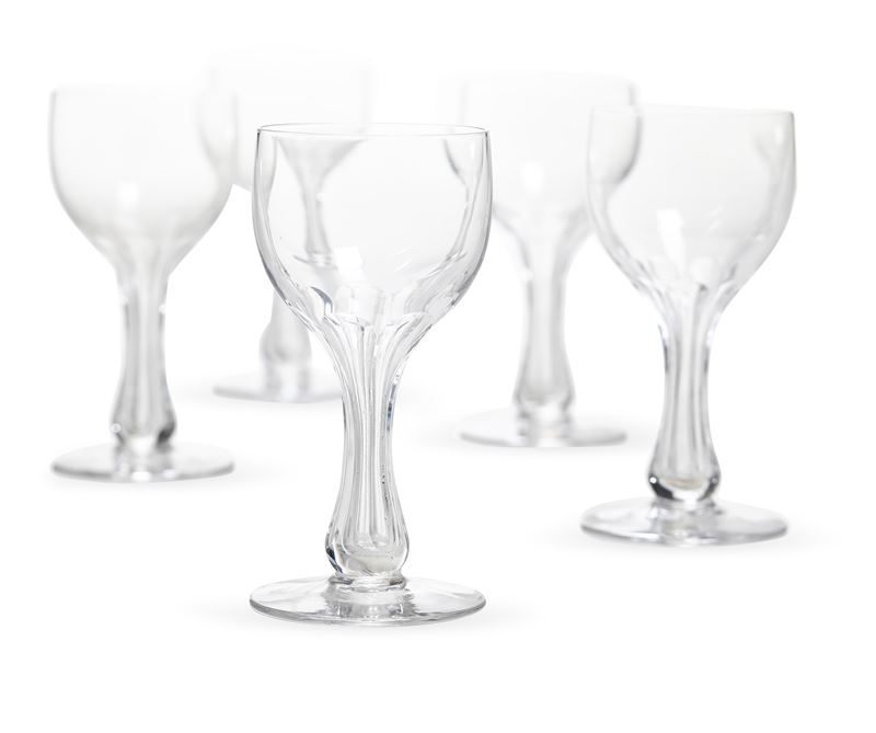 Dodici calici a stelo cavo, fine XIX - inizi XX secolo   - Auction L'Art de la Table - Cambi Casa d'Aste