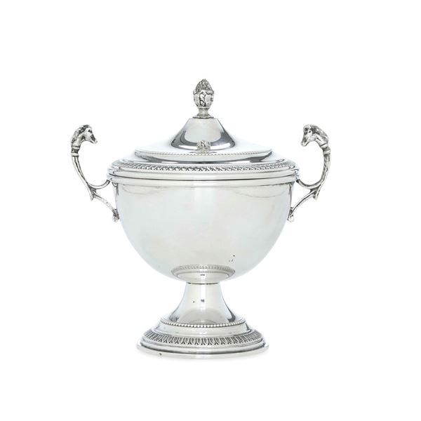 Zuccheriera. Argenteria italiana del XX secolo, bollo dell'argentiere consunto