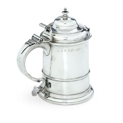 Exeter, 1719, Marchio Dell'argentiere Consunto Tankard