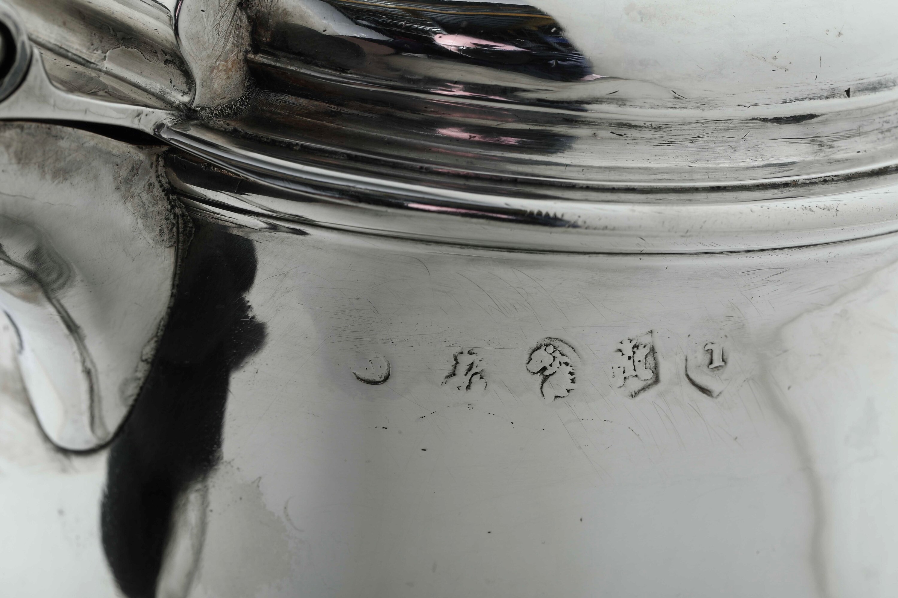 Exeter, 1719, Marchio Dell'argentiere Consunto Tankard