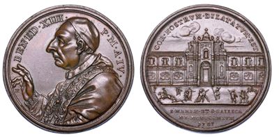 Stato Pontificio. Benedetto XIII (pier Francesco Vincenzo Maria Orsini), 1724-1730. Medaglia Annu...