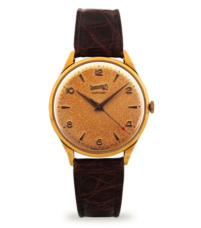 Solo tempo in oro giallo 18k con quadrante champagne a nido d’ape