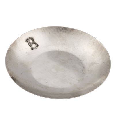 Federico Buccellati. Piatto Portaoggetti con Iniziale