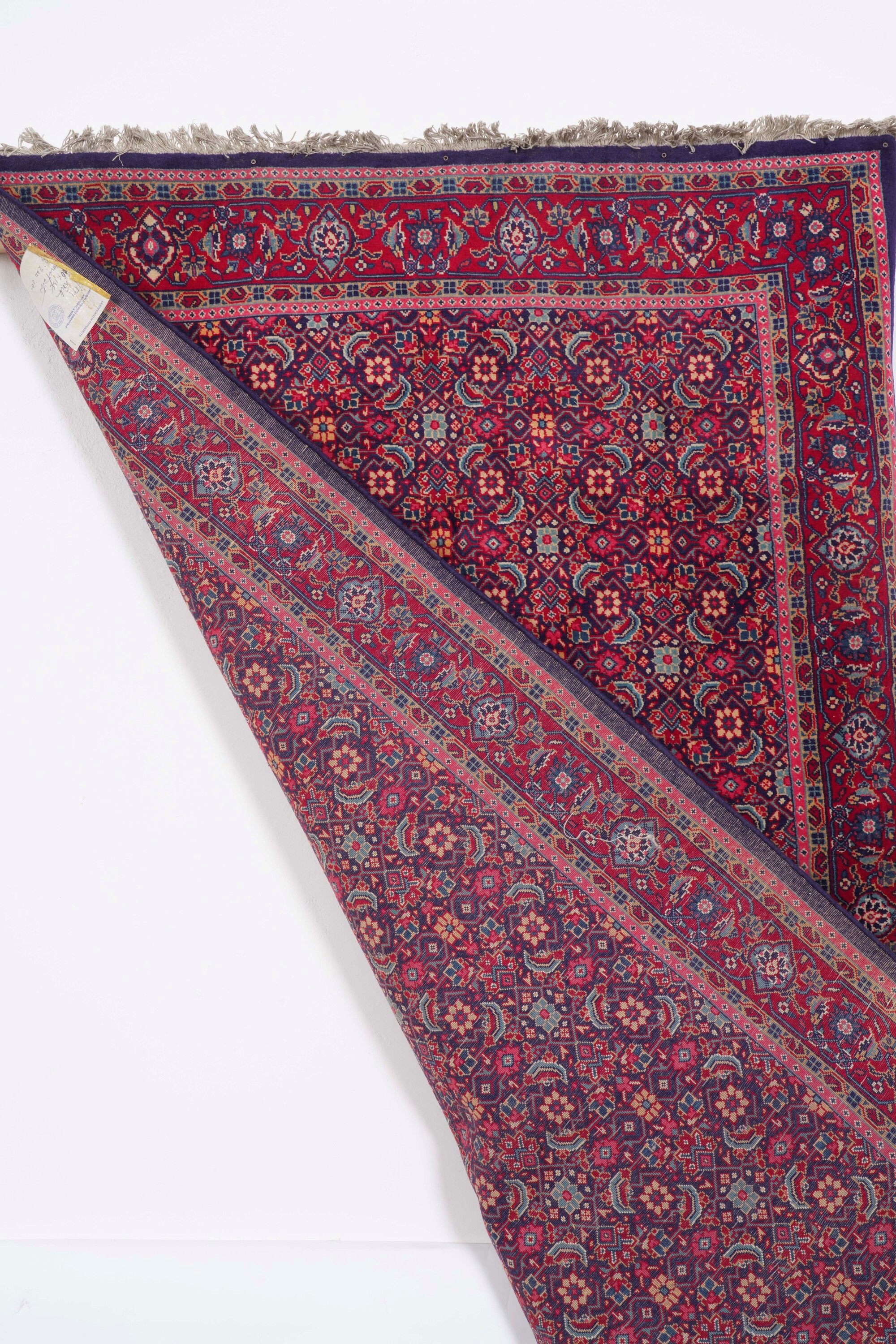Tappeto Veramin, Persia, metà XX secolo, cm 226 x 138, con decoro herati