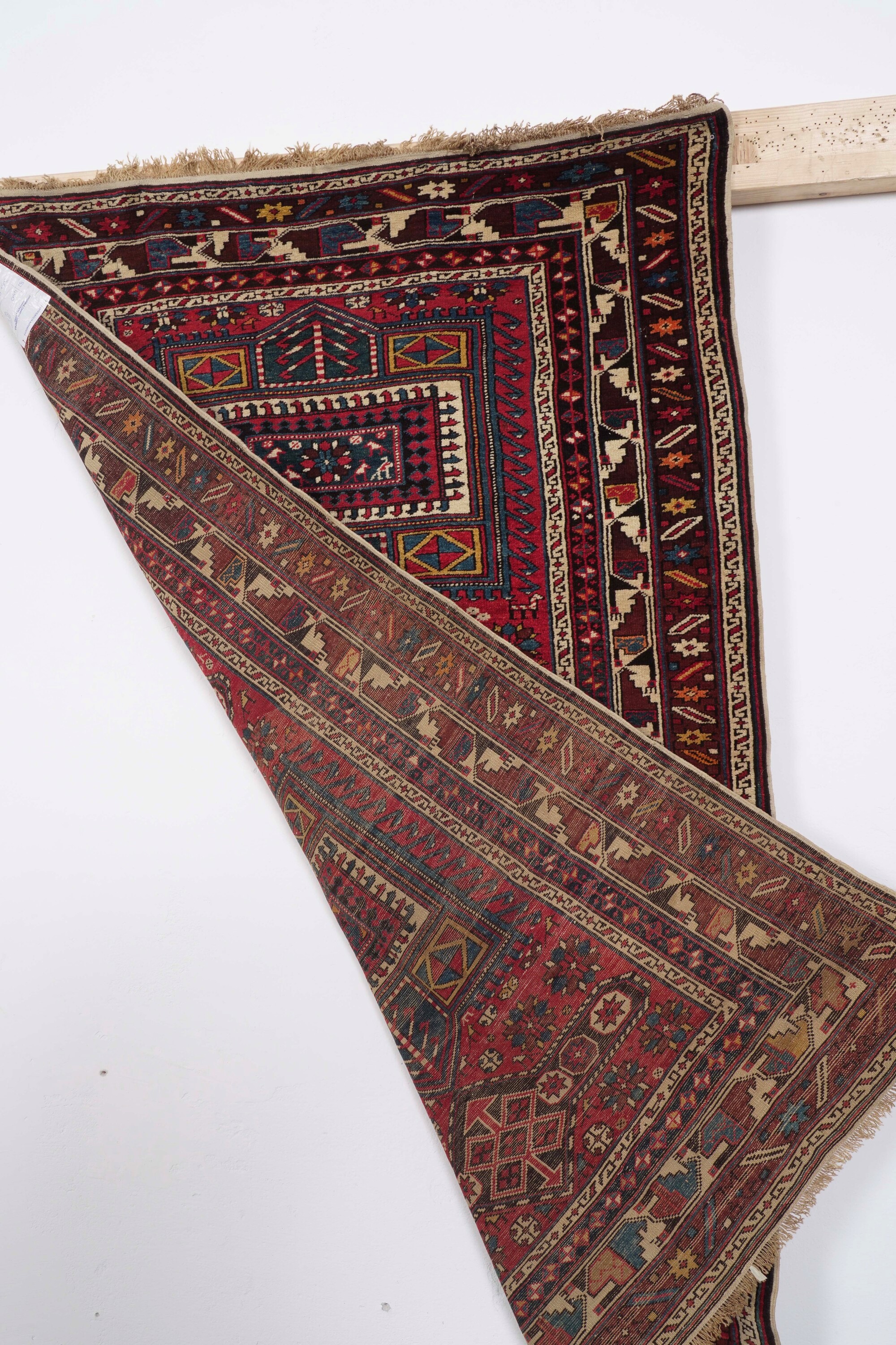 Tappeto Shirvan, Caucaso, fine XIX - inizio XX secolo, 206x132 cm