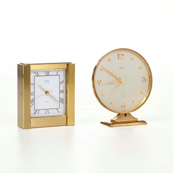 Lotto composto da due sveglie da tavolo (Looping e Swiza)