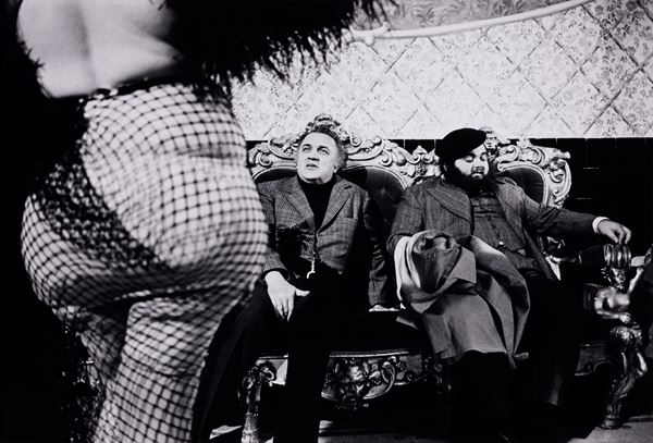 Tazio Secchiaroli - Federico Fellini, scena tratta dal film “8½”