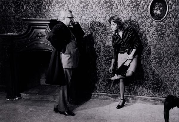 Tazio Secchiaroli - Sophia Loren e Vittorio de Sica, scena tratta dal film "Matrimonio all'italiana"