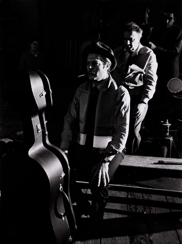 Marcello Mastroianni and Federico Fellini