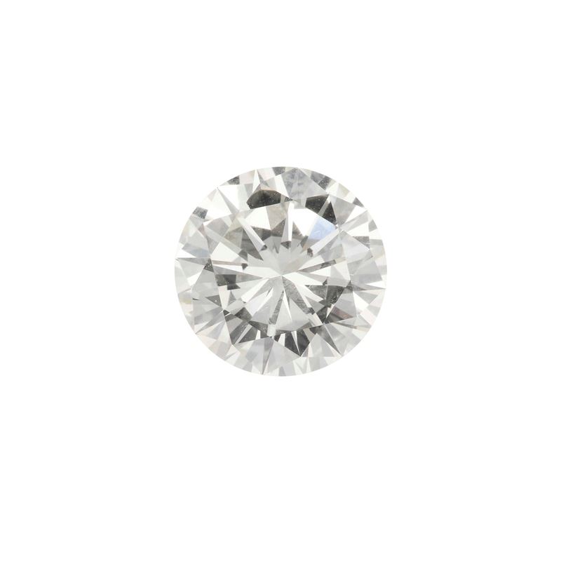 Diamante taglio brillante di ct 2.95, colore Q-R, caratteristiche interne VVS2, fluorescenza debole  - Auction Fine Jewellery - Cambi Casa d'Aste