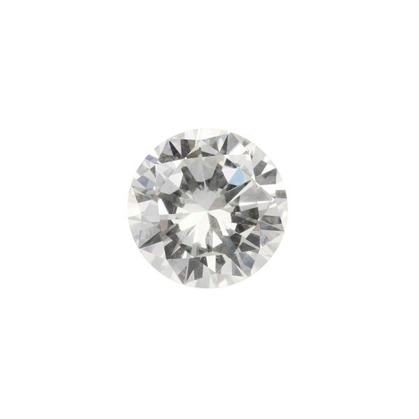 Diamante taglio brillante di ct 2,01, colore N, caratteristiche VS2, fluorescenza nulla