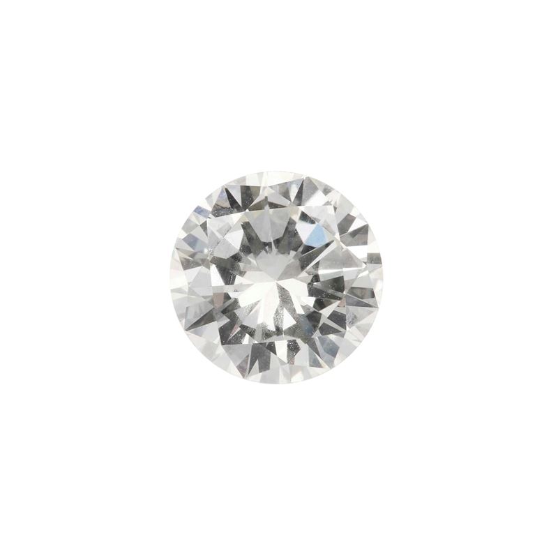Diamante taglio brillante di ct 2,01, colore N, caratteristiche VS2, fluorescenza nulla  - Auction Fine Jewellery - Cambi Casa d'Aste