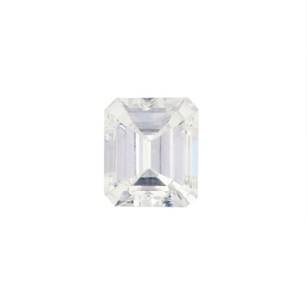 Diamante taglio smeraldo di ct 1.37, colore H, caratteristiche interne SI1, fluorescenza nulla