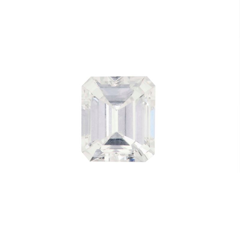 Diamante taglio smeraldo di ct 1.37, colore H, caratteristiche interne SI1, fluorescenza nulla  - Asta Fine Jewellery - Cambi Casa d'Aste