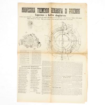 Nuovissima Tremenda Geografia di Paneroni. 1920 Ca.