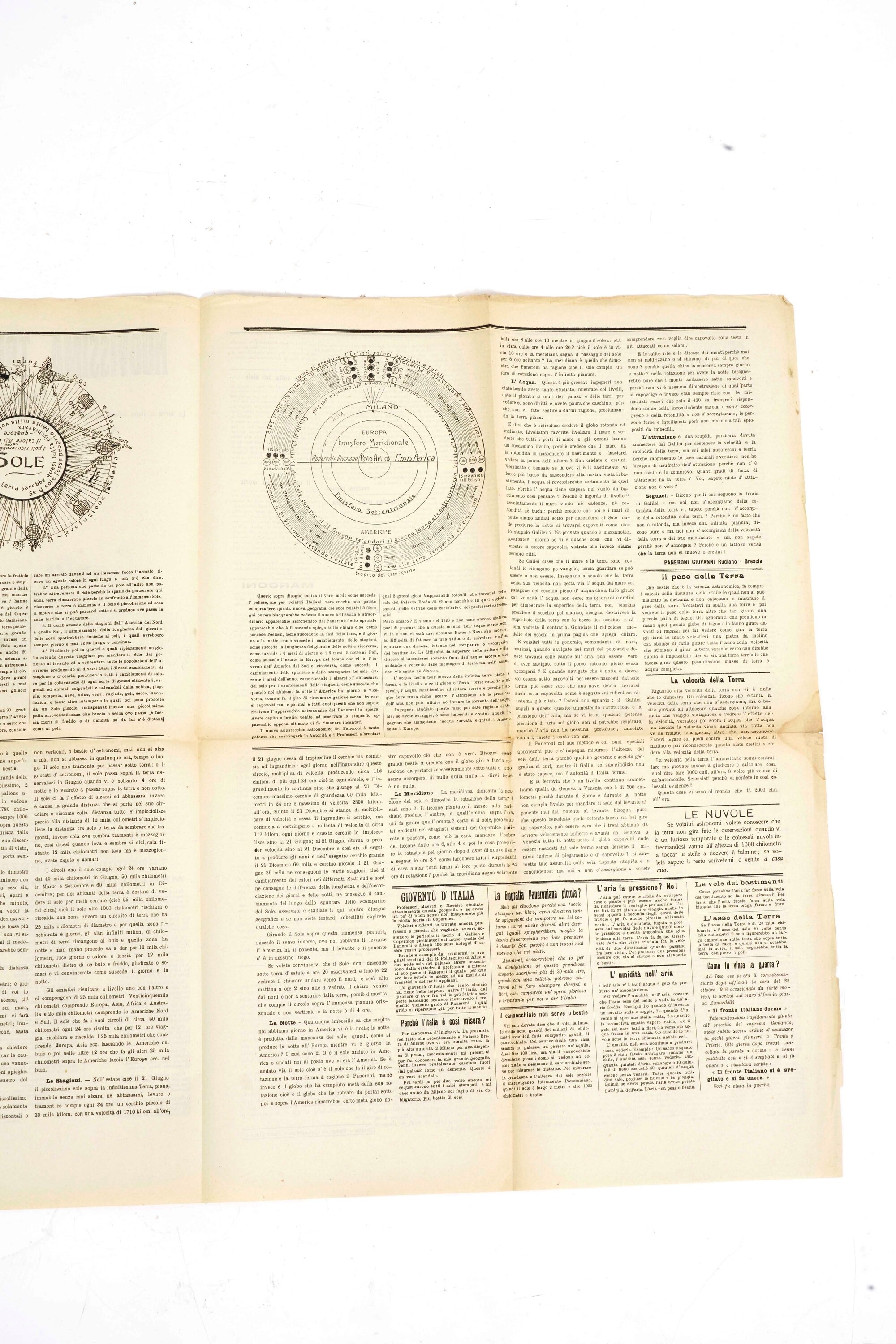 Nuovissima Tremenda Geografia di Paneroni. 1920 Ca.