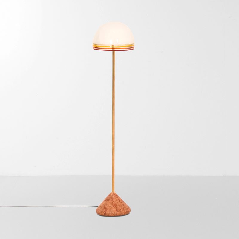 Roberto Pamio e Renato Toso : Lampada da terra mod. Febo 30  - Auction Design - Cambi Casa d'Aste