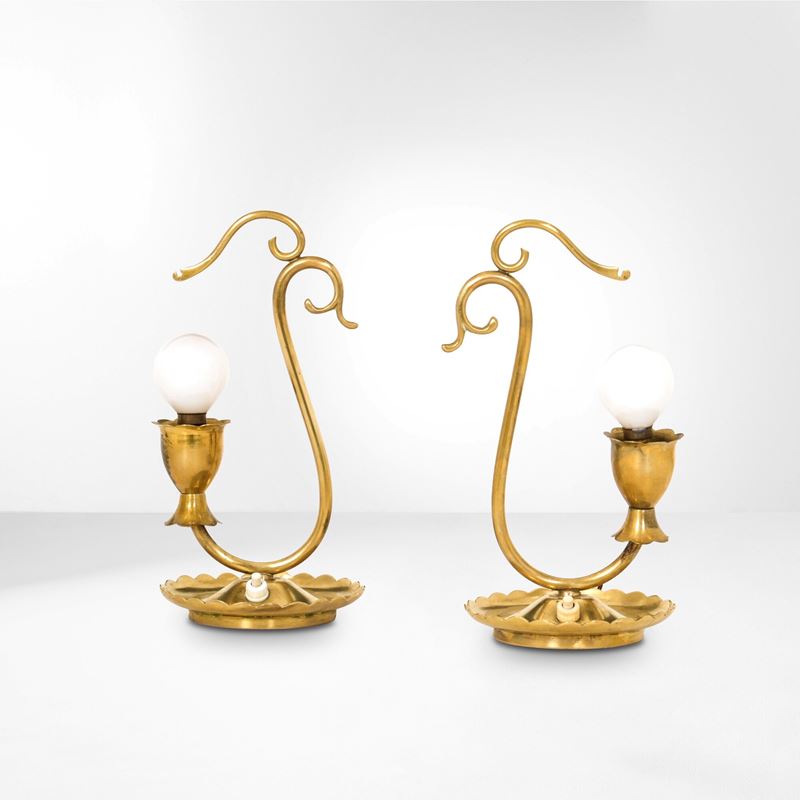 Due lampade a parete  - Auction 20th century furnitures - Cambi Casa d'Aste