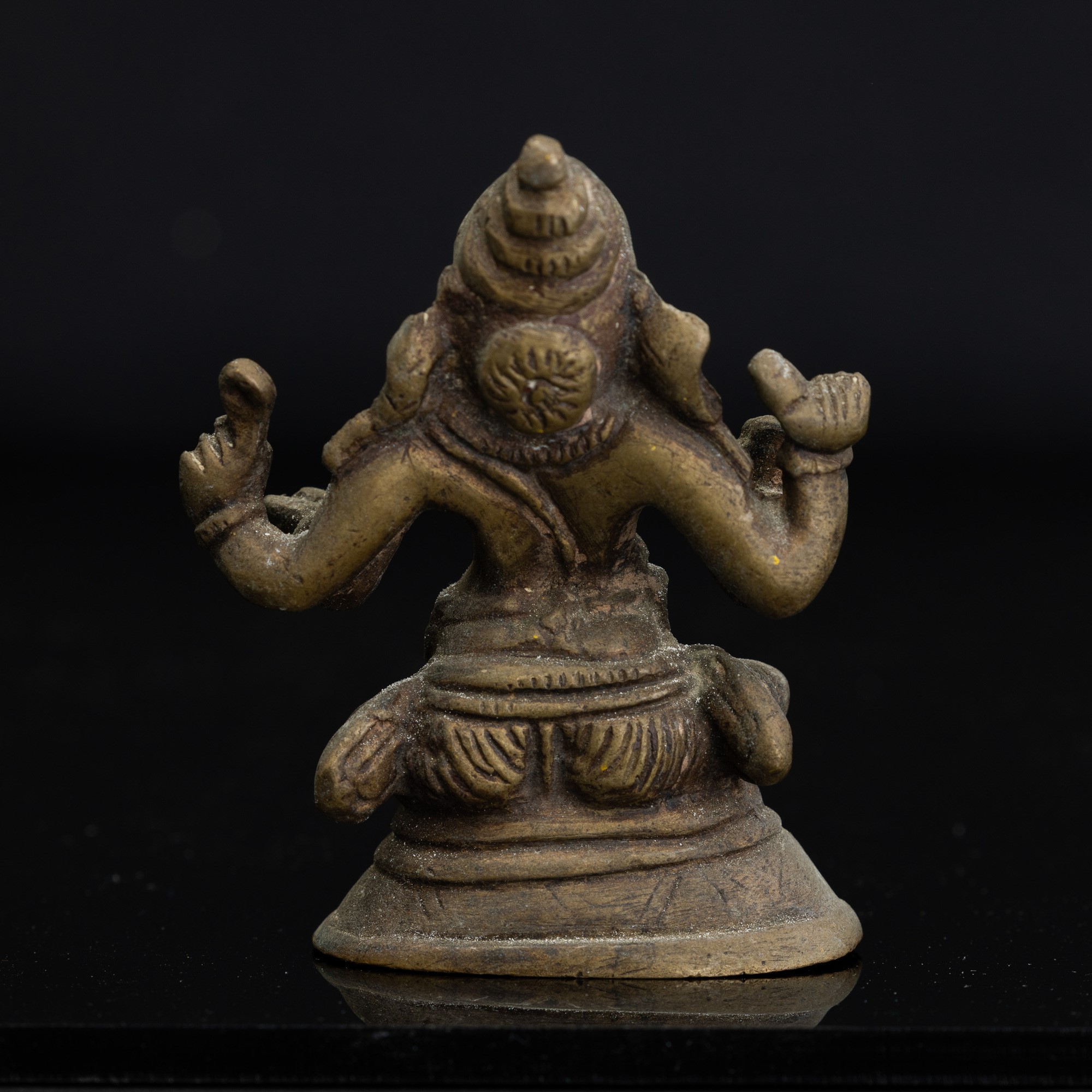 Figura di Ganesh in Bronzo, India, XIX Secolo