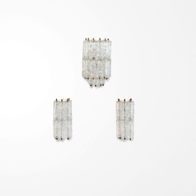 Toni Zuccheri : Tre lampade a parete  - Auction Design - Cambi Casa d'Aste