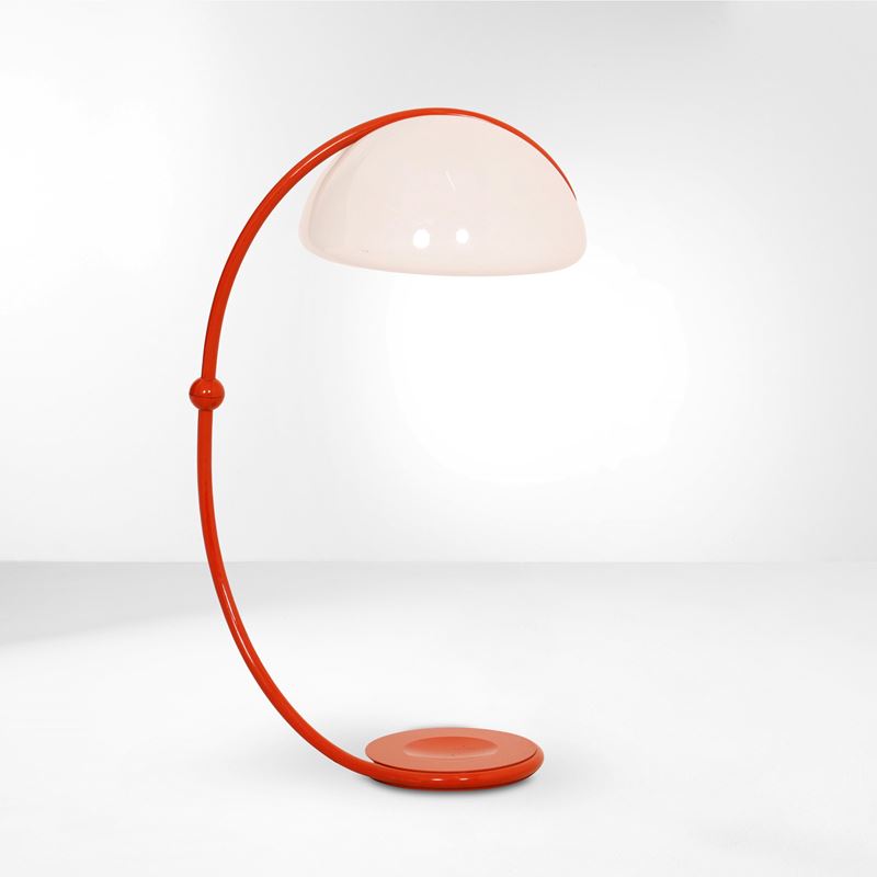 Elio Martinelli : Lampada da terra mod. Serpente  - Asta Design Lab - Cambi Casa d'Aste