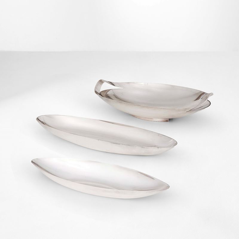 Lino Sabattini : Set di centrotavola  - Asta Design Lab - Cambi Casa d'Aste