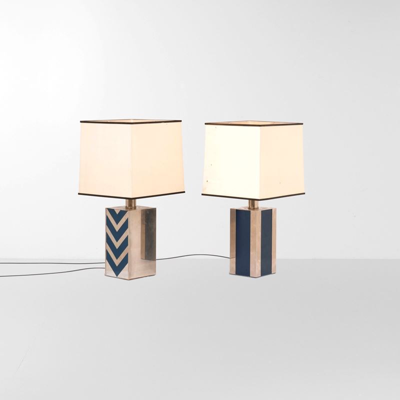 Due lampade da tavolo  - Asta Design - Cambi Casa d'Aste