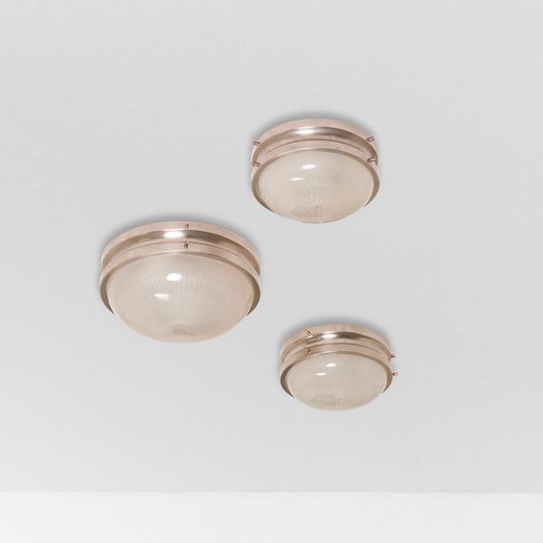 Tre lampade a plafone mod. Sigma