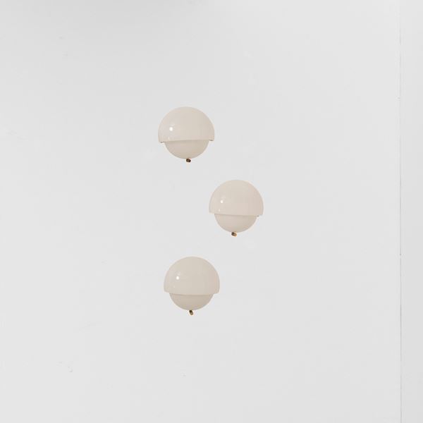 Vico Magistretti - Tre lampade a parete mod. Mania