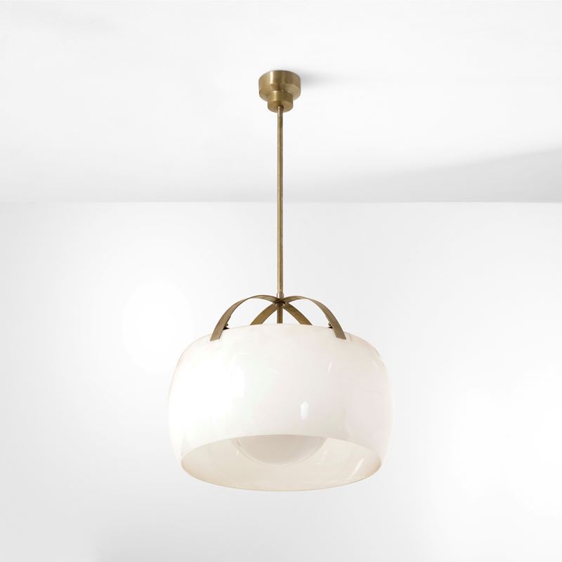 Vico Magistretti : Lampada a sospensione mod. Omega  - Auction Design Lab - Cambi Casa d'Aste