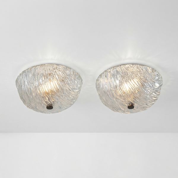 Venini - Due lampade a plafone