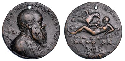 Ravenna. Tommaso Rangone, 1485-1577. Medaglia in Bronzo 1562.