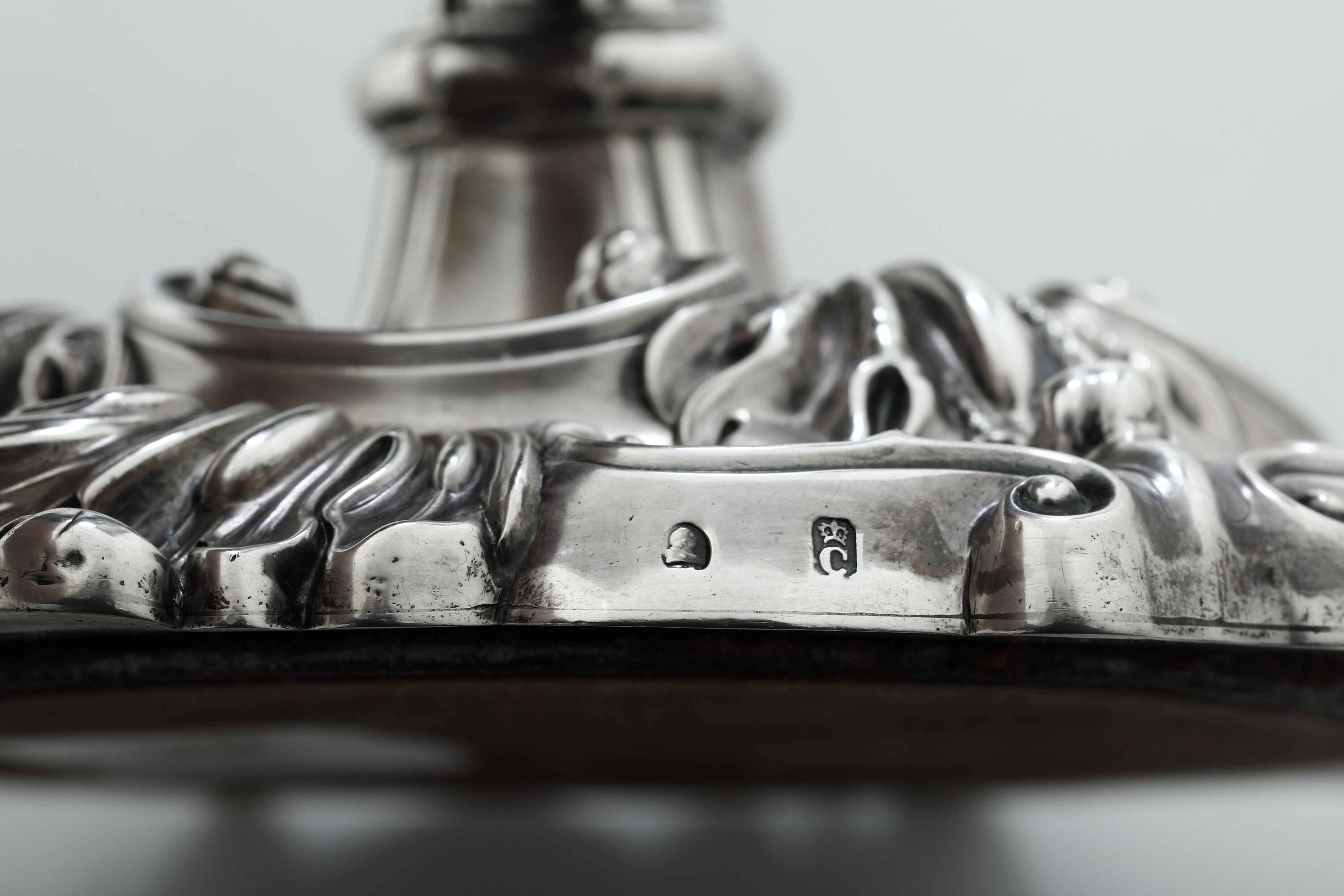 Città di Sheffield, 1811, Argentiere John Watson. sulla Base Inciso Crest con Testa di Cervo Copp...