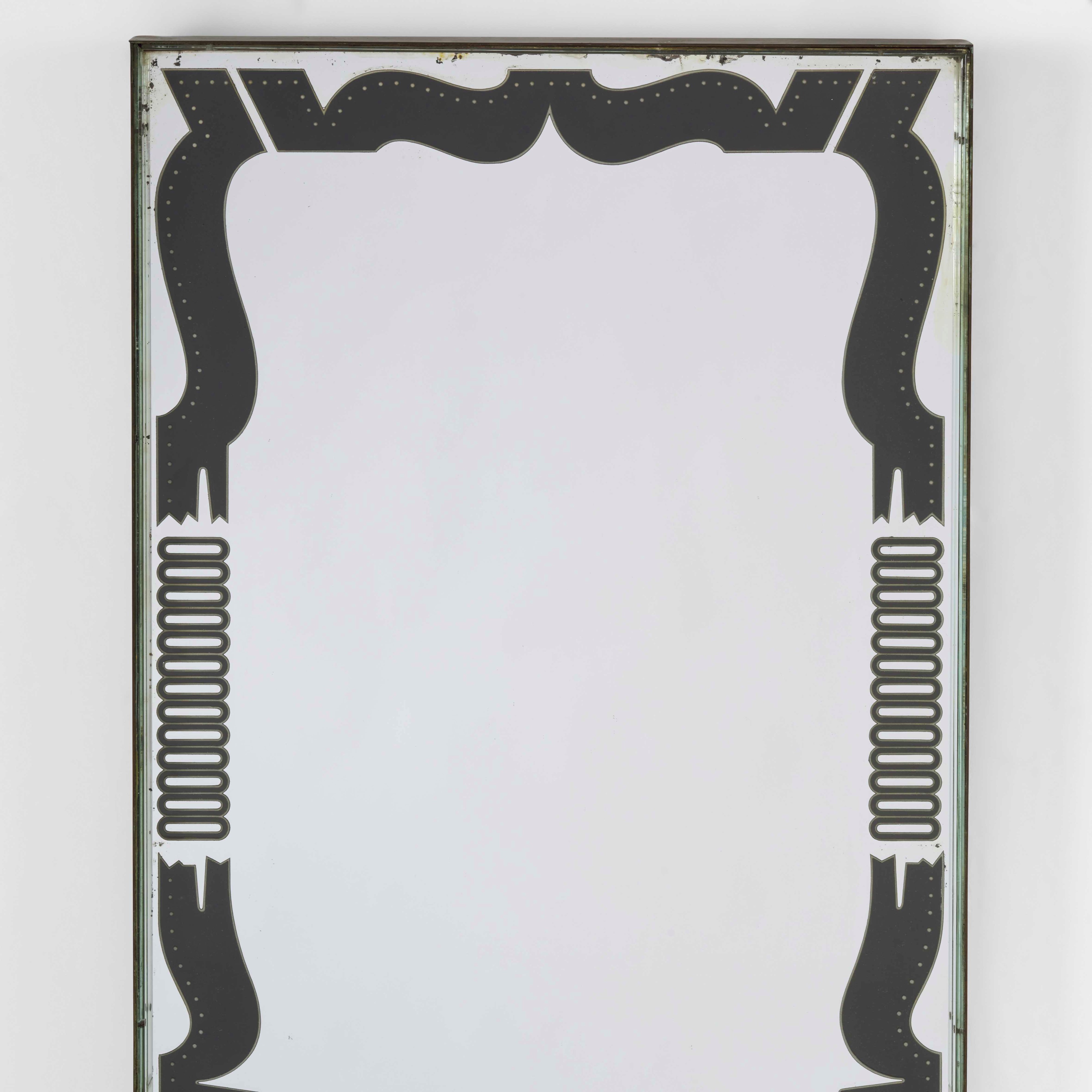 Gio Ponti - Grande Specchio a Parete.