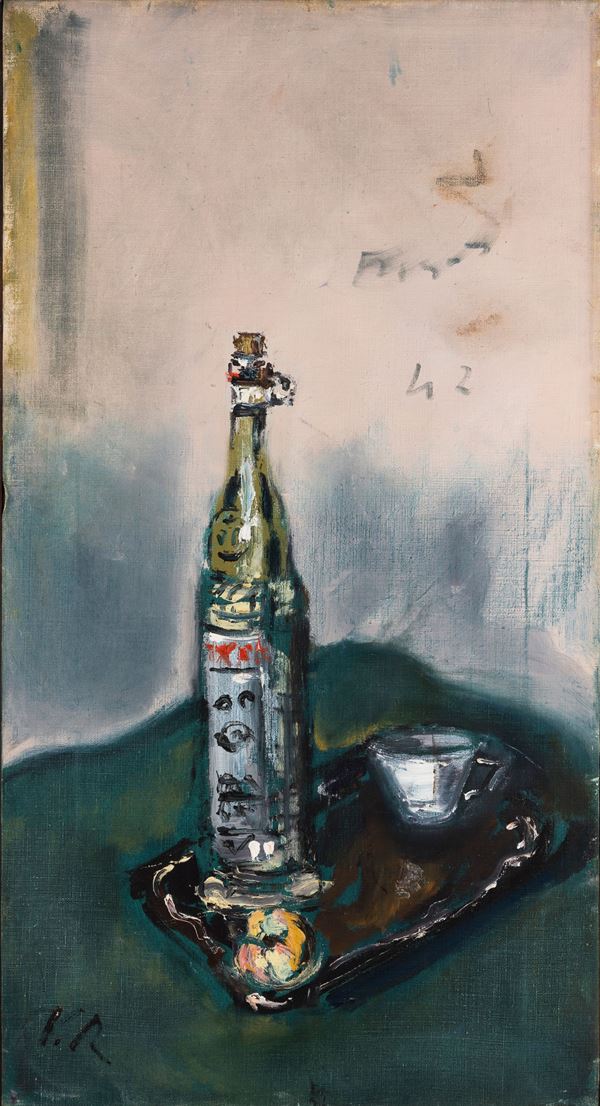 Filippo De Pisis - La bottiglia di maraschino
