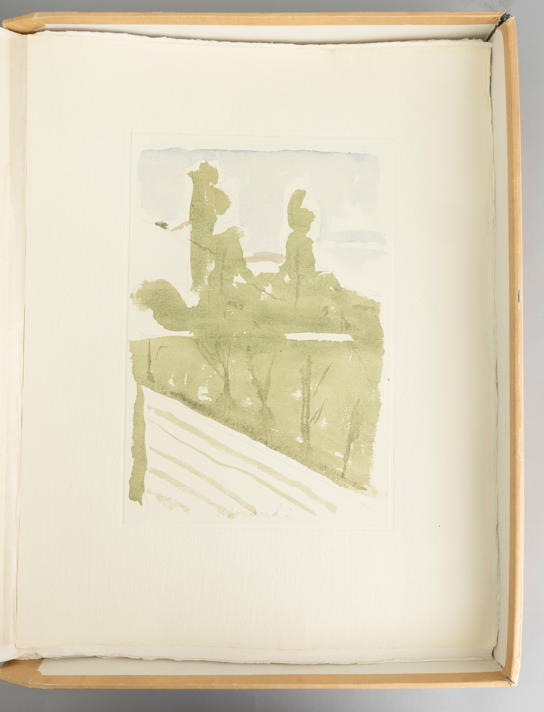 Giorgio Morandi - Volume con cinquanta riproduzioni di acquerelli