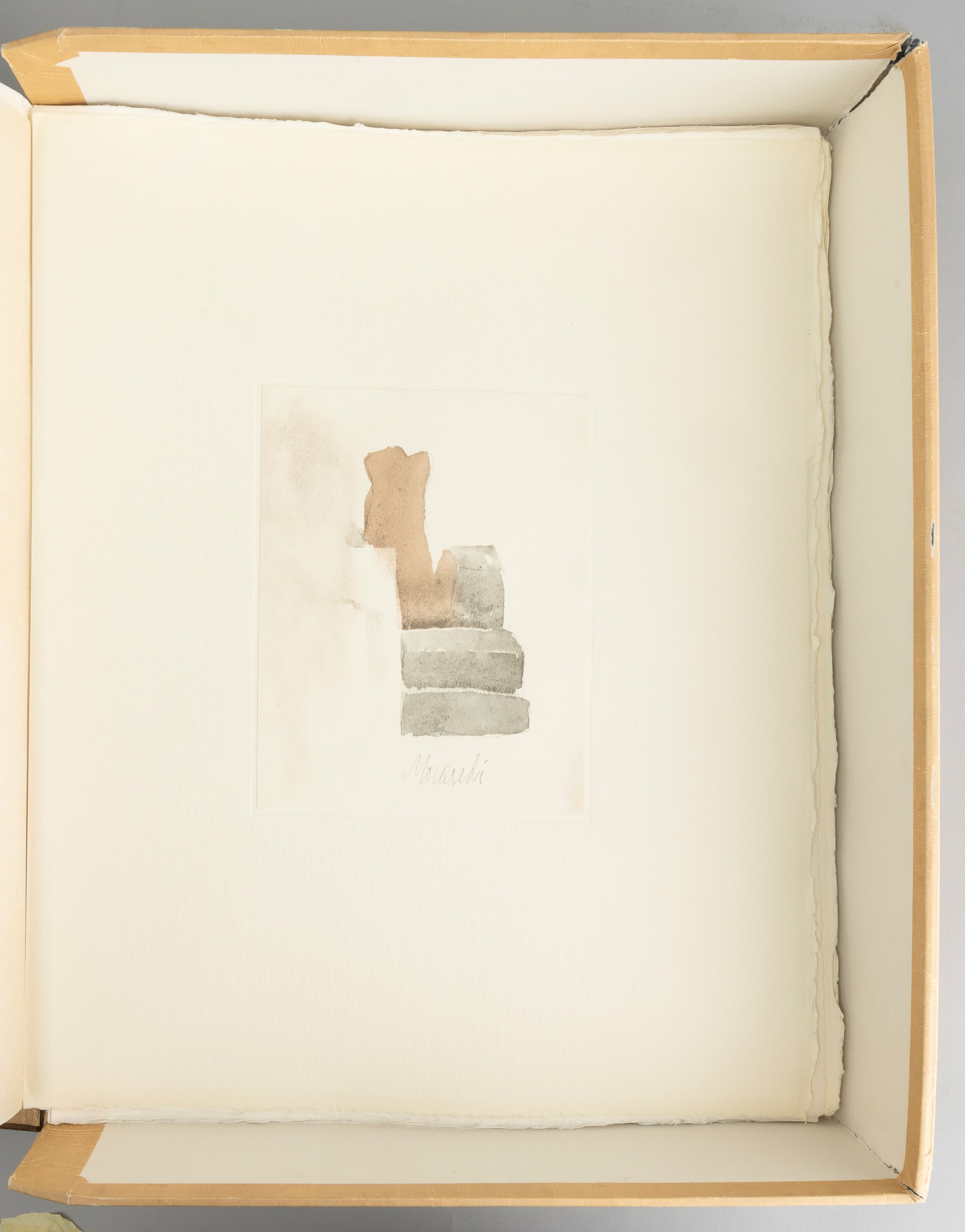 Giorgio Morandi - Volume con cinquanta riproduzioni di acquerelli