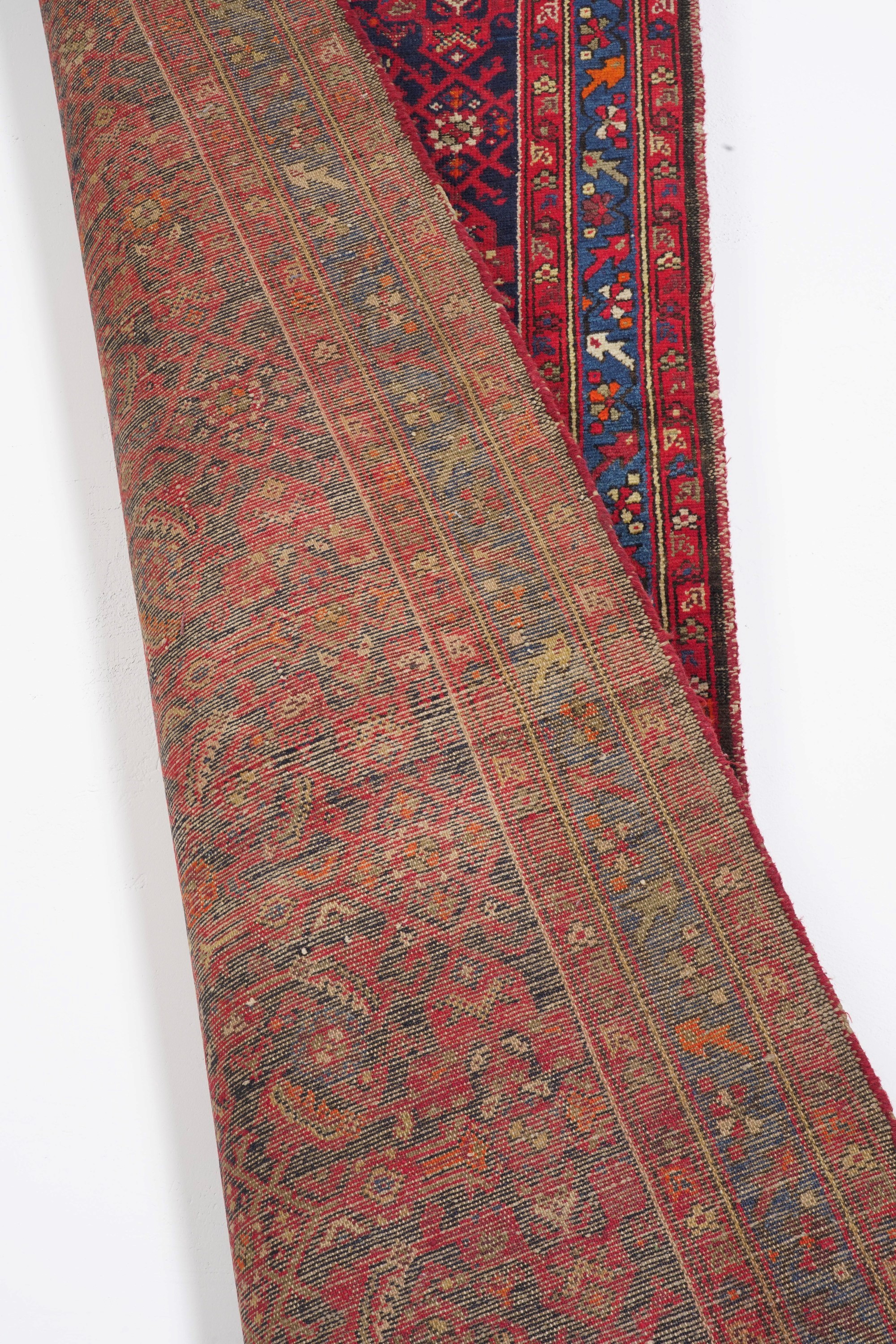Passatoia Malayer, Persia, XX secolo, cm 98 x 398