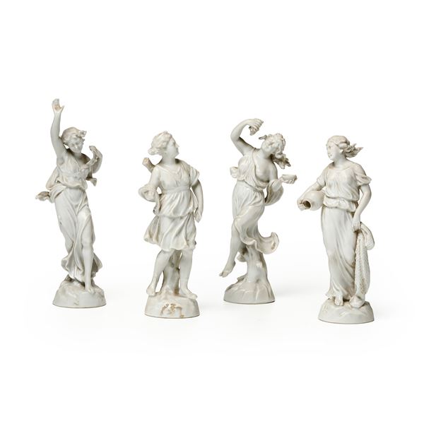 Quattro figure allegoriche e mitologiche, XX secolo.