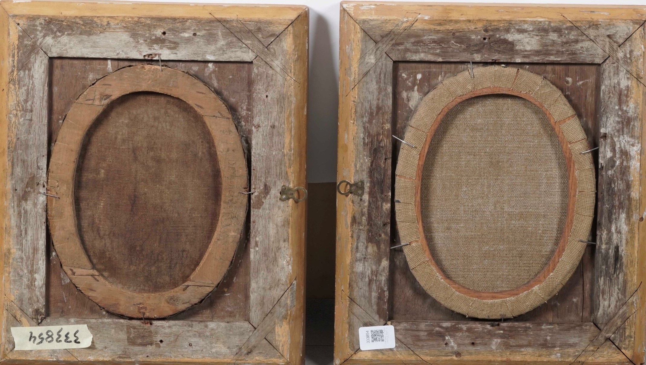 Scuola neooclassica del XIX secolo Paesaggi fluviali con figure