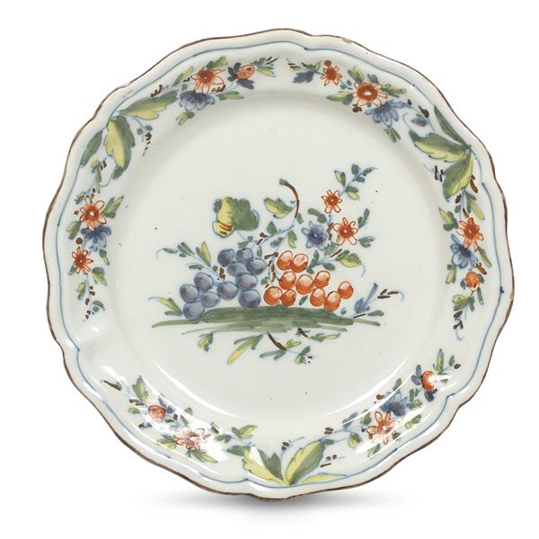 Piatto Lodi, Manifattura Coppellotti, 1740-1745 circa