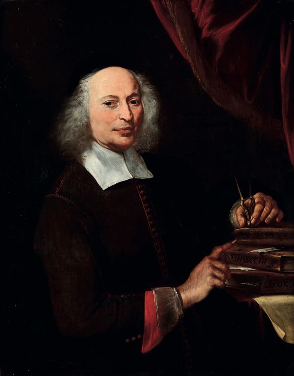 Agostino Scilla - Ritratto di gentiluomo nello studio
