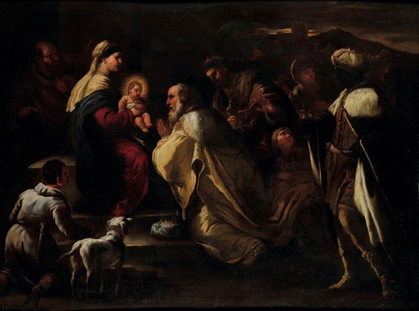 Giuseppe Simonelli - Adorazione dei Magi