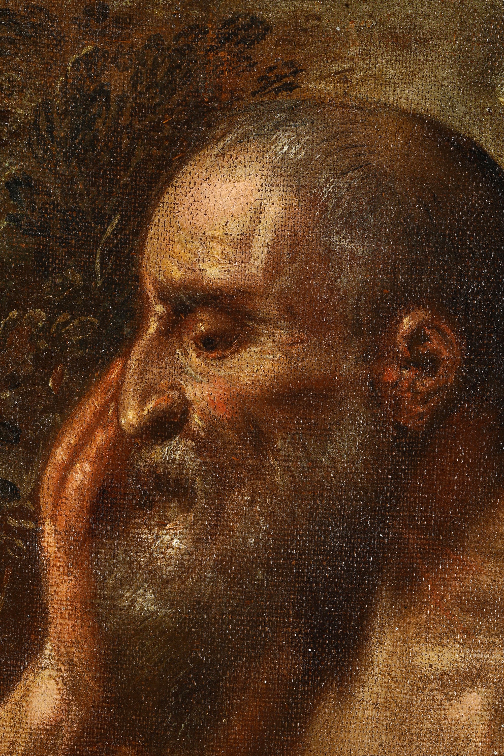 Gaspare Rem - San Girolamo, olio su tela