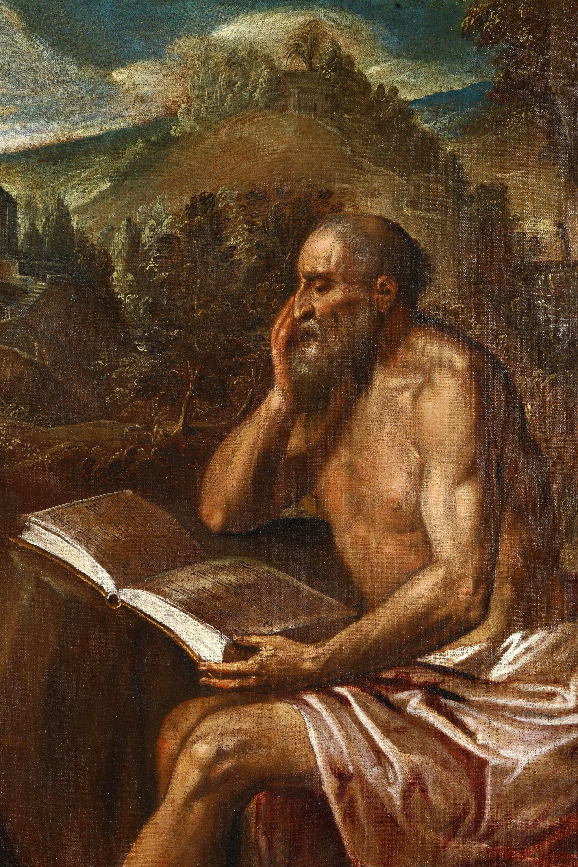 Gaspare Rem - San Girolamo, olio su tela