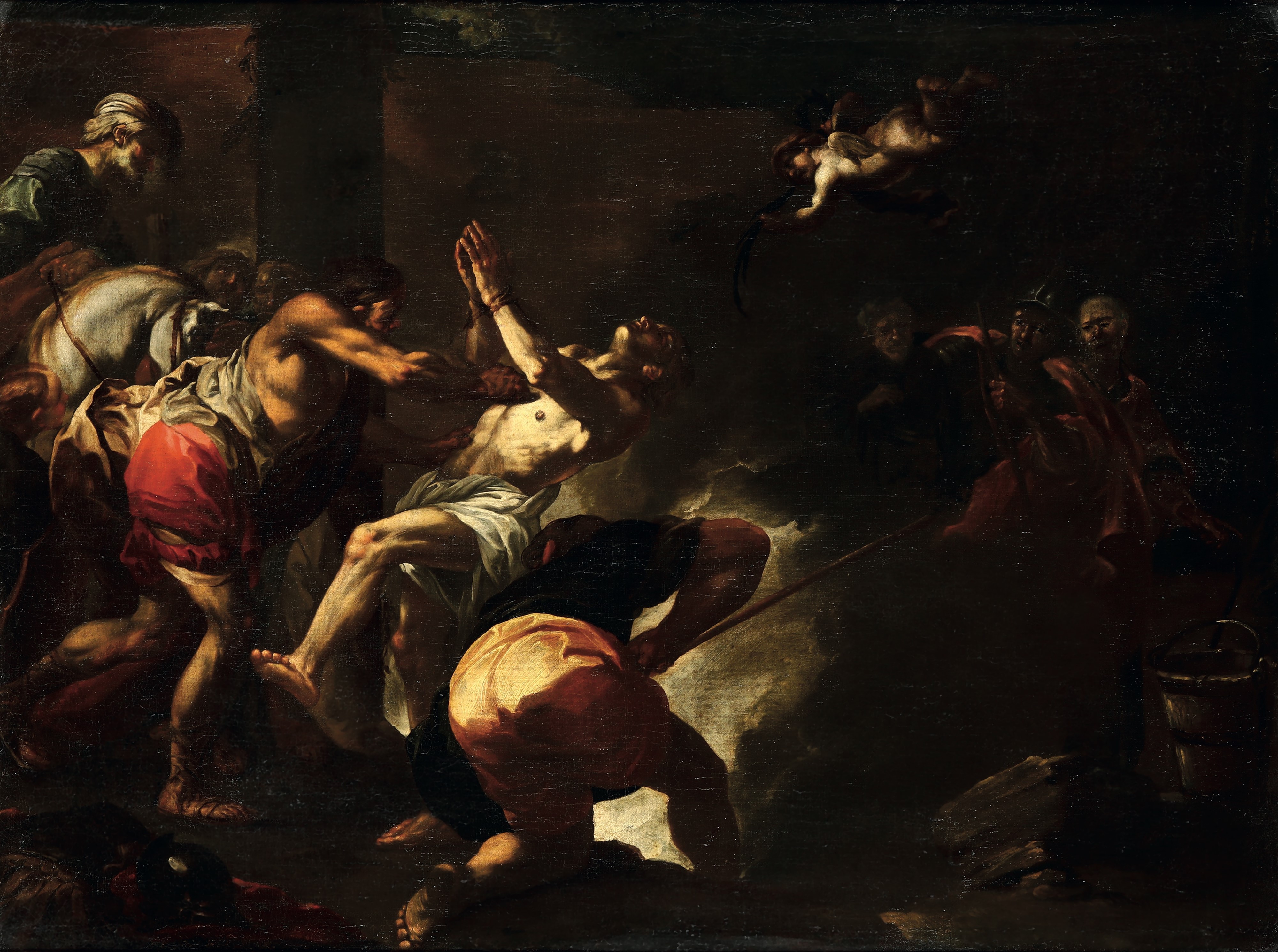 Giovanni Battista Carlone - Martirii di San Pietro e di San Tommaso